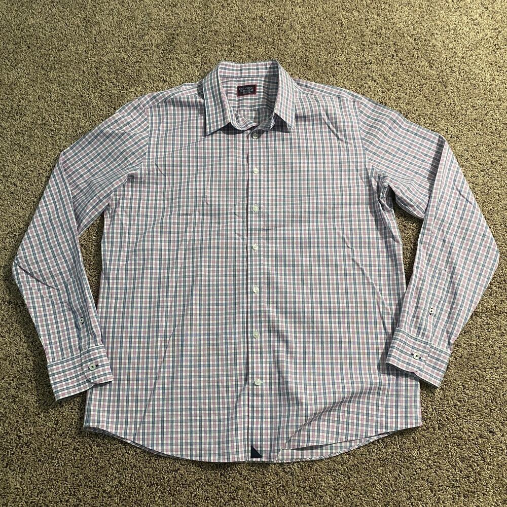 UNTUCKit Shirt Mens‎ 2XL Slim Tall Plaid Wrinkle Free Button Down Dress Shirt
